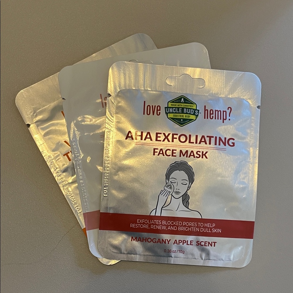 Uncle Bud’s Hemp Face mask set